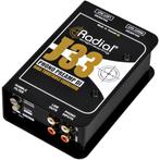 Radial J33 actieve DI box en platenspeler voorversterker, Verzenden, Nieuw