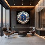 PLM-Art - Bitcoin Delft Gold & Black Style XL