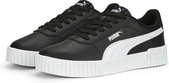 PUMA Carina 2,0 Dames Sneakers - Zwart/Wit/Zilver - Maat 41, Kleding | Dames, Schoenen, Wit, Nieuw, Verzenden