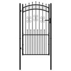 Stalen Poort met Spijlpunten | Tweedekansje | Veiligheid..., Met poort, Nieuw, Ophalen of Verzenden, Tuinhek