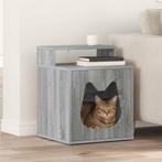 vidaXL Kattenhuis Grijs Sonoma 42,5 x 40 x 53,5 cm Bewerkt, Dieren en Toebehoren, Katten-accessoires, Verzenden, Nieuw