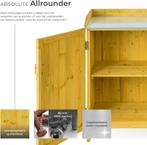 tectake - Plantentafel met Houten Onderkast | 98 x 48 x 95 c, Verzenden, Zo goed als nieuw