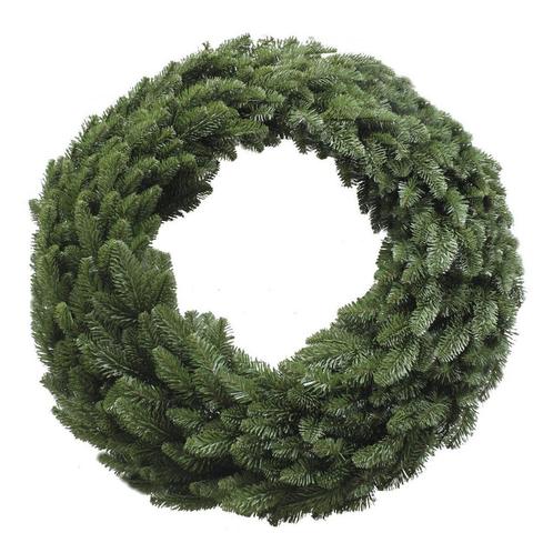 Abies Nordmann Kerstkrans - Ø60 cm - Groen, Diversen, Kerst, Nieuw, Verzenden
