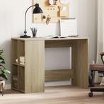 vidaXL Bureau 102x50x75 cm bewerkt hout sonoma eikenkleurig, Verzenden, Nieuw