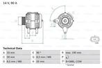 Dynamo / Alternator RENAULT TWINGO II (1.2,1.2 16V,1.2..., Auto-onderdelen, Motor en Toebehoren, Nieuw, Ophalen of Verzenden