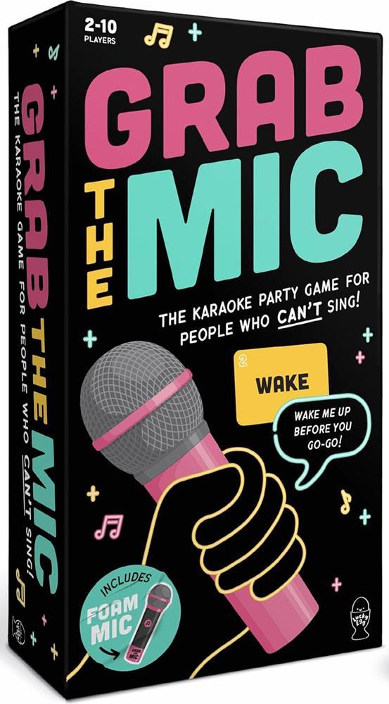 Grab The Mic | Lucky Egg - Kaartspellen, Hobby en Vrije tijd, Gezelschapsspellen | Kaartspellen, Nieuw, Verzenden