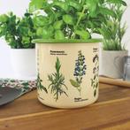 Gift Republic Kruiden - Emaille Bloempot (Gadgets) (Gadgets)