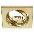 GU10 Inbouwspot Set - Mat Goud - Inbouw Vierkant -, Huis en Inrichting, Lampen | Spots, Metaal of Aluminium, Nieuw, Ophalen of Verzenden