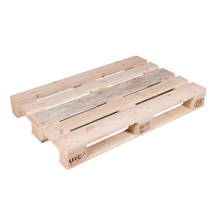 Europallet 80x120 cm Nieuw EPAL Houtvezel Klossen, Doe-het-zelf en Verbouw, Hout en Planken, Nieuw, Verzenden