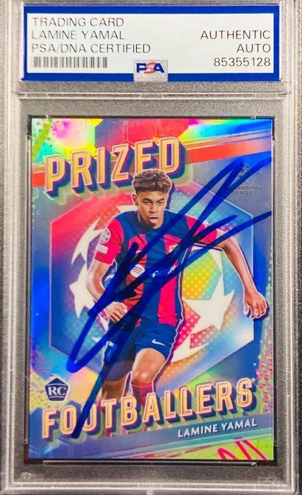 2024 Topps Chrome Lamine Yamal - Autograph - Rookie Card PSA, Verzamelen, Overige Verzamelen