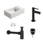 Sani Royal Fonteinset Keramiek Qubic met Kraan,, Tuin en Terras, Waterpartijen en Fonteinen, Nieuw