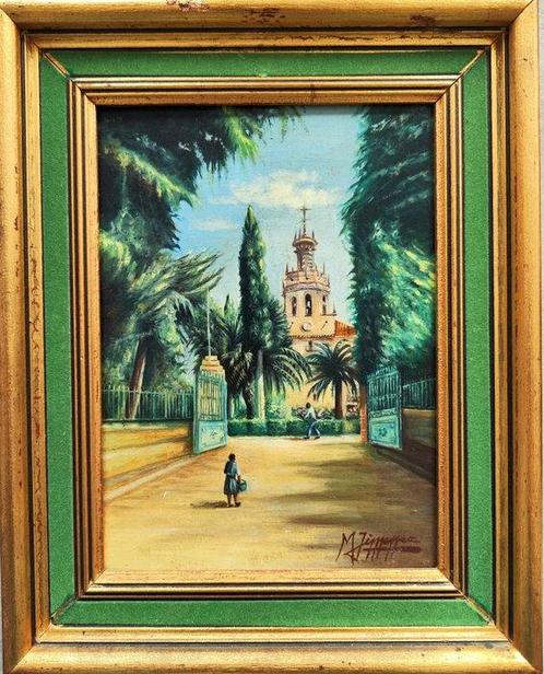 École Espagnole (XX) - Pareja Souvenirs d’Andalousie, Antiek en Kunst, Kunst | Schilderijen | Klassiek