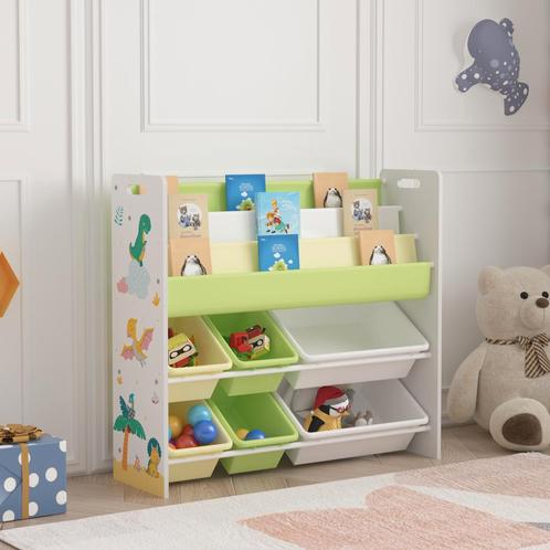 Kinderkast Rødøy open kast 78x86x27cm dinosaurusmotief [en.c, Kinderen en Baby's, Kinderkamer | Overige Meubels, Verzenden