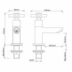 Toiletkraan Adonis 1/2 Rvs, Ophalen of Verzenden, Nieuw