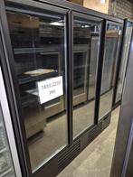 zwarte 3 deurs wand vriezer supermarkt in VEILING, Gebruikt, Koelen en Vriezen