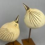 Ewa Budzowska - NO RESERVE- 2 BIRDS- (decorated 24 carat