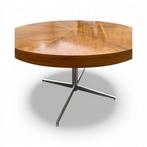 Middentafel - Chroom, Hout, Staal - Tafel in mid-century