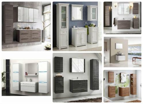 Badkamermeubel Outlet. Badmeubel Outlet. Badkamer Outlet., Doe-het-zelf en Verbouw, Sanitair, Wastafel, Nieuw, Chroom, Glas, Koper