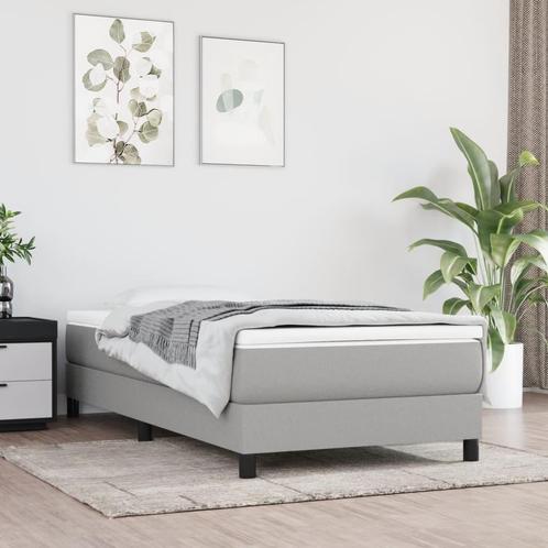 vidaXL Pocketveringmatras 90x200x20 cm stof lichtgrijs, Huis en Inrichting, Slaapkamer | Matrassen en Bedbodems, Nieuw, Verzenden