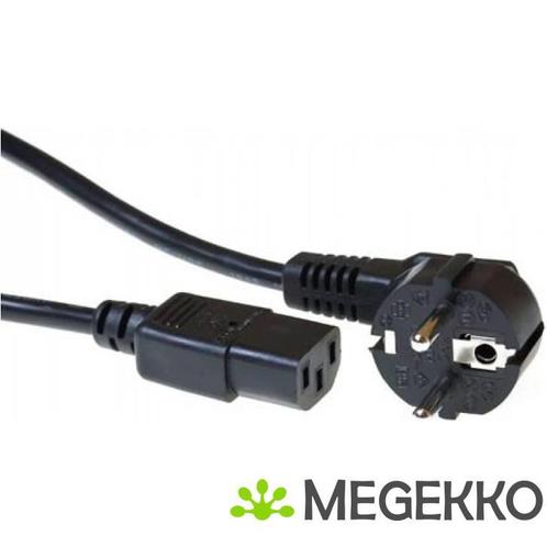 ACT Netsnoer CEE 7/7 male (haaks) - C13 zwart 5 m, Computers en Software, Overige Computers en Software, Nieuw, Verzenden