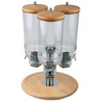 GGM Gastro | Graandispenser - ROTATION - 3 plastic bakken -, Verzenden, Nieuw in verpakking, Overige typen