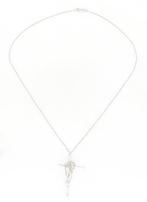 Zonder Minimumprijs - Ketting met hanger - 18 karaat Witgoud, Sieraden, Tassen en Uiterlijk, Antieke sieraden