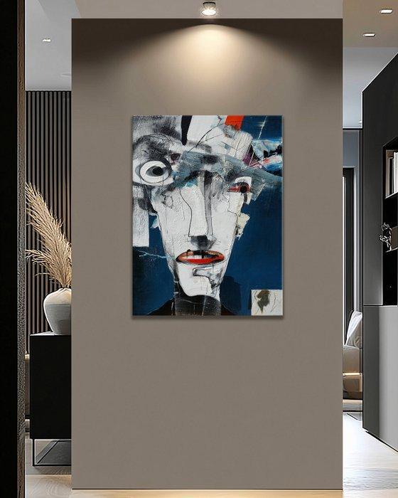 Pippo - Cracked Nocturne, Antiek en Kunst, Kunst | Schilderijen | Modern