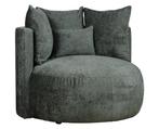 Fauteuil Ravi draaibaar - Loveseat - Antraciet, Ophalen of Verzenden, Nieuw