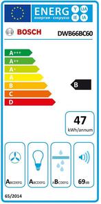 Bosch DWB66BC60 - Serie 2 - Wandschouw Afzuigkap, Verzenden, Zo goed als nieuw