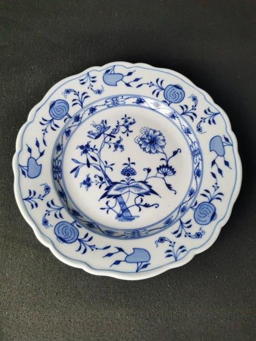 Carl Teichert - Meissen stadt - Cipolla Blu - 6 Piatti piani, Antiek en Kunst, Antiek | Glas en Kristal