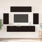 vidaXL TV-kastenset 6 pcs Zwart eiken 80 x 30 x 30 cm, Huis en Inrichting, Kasten | Televisiemeubels, Minder dan 50 cm, Verzenden