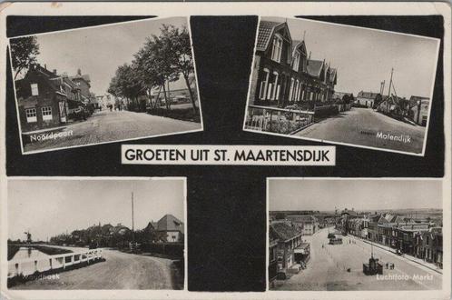 ST. MAARTENSDIJK - Meerluik Groeten uit St. Maartensdijk, Verzamelen, Ansichtkaarten | Nederland, Verzenden