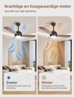 Plafondventilator met verlichting - Plafondlamp met ventilat, Verzenden, Zo goed als nieuw
