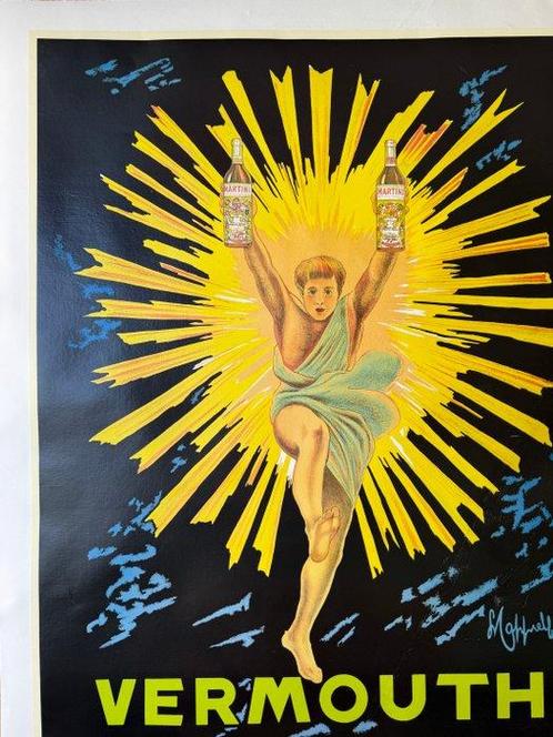 Leonetto Cappiello - Poster Pubblicitario- Vermouth Martini, Antiek en Kunst, Kunst | Tekeningen en Foto's
