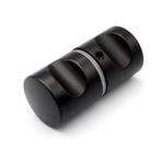 Douchedeurknop 707 rond 30mm - Zwart, Doe-het-zelf en Verbouw, Glas en Ramen, Ophalen of Verzenden, Nieuw