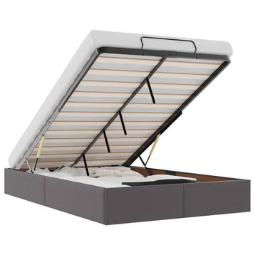 Bedframe 120x200 Grijs - Retourdeal! 60% Korting beschikbaar voor biedingen