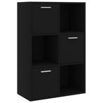 Opbergkast 60x29,5x90 cm spaanplaat zwart (Interieur), Verzenden
