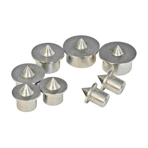 Silverline Centreerpuntenset - Chroom Geplateerd - 8-deli..., Doe-het-zelf en Verbouw, Gereedschap | Boormachines, Nieuw, Ophalen of Verzenden