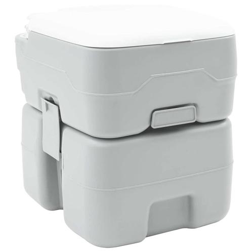 vidaXL Camping Toilet Grijs 41.5 x 36.5 x 42 cm, Sport en Fitness, Bergsport en Wandelen, Nieuw, Verzenden