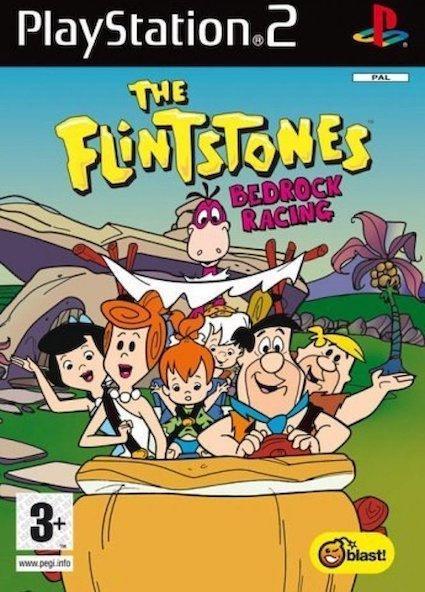 The Flintstones Bedrock Racing (PS2 Games), Spelcomputers en Games, Games | Sony PlayStation 2, Zo goed als nieuw, Ophalen of Verzenden