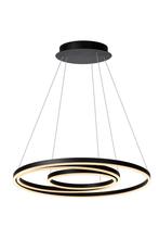Lucide TRINITI - Hanglamp 80cm Zwart 3000K dimbaar, Huis en Inrichting, Lampen | Hanglampen, Verzenden, Nieuw, Trendy verlichting