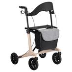 MultiMotion Carbon rollator met softwielen - Maat L - Beige, Diversen, Rollators, Ophalen of Verzenden, Nieuw