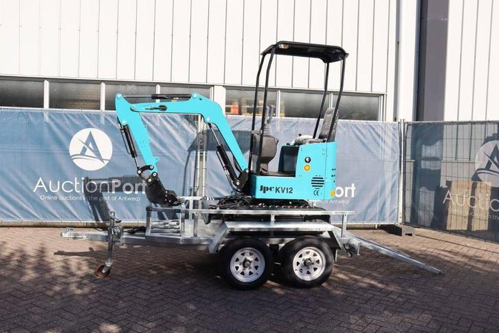 Veiling: Minigraver JPC KV12 Diesel 12pk 2025 Nieuw met aanh, Auto diversen, Aanhangers en Bagagewagens, Nieuw, Ophalen