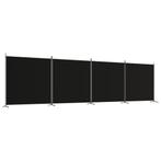 Kamerscherm 698cm Zwart Stof - Retourdeal - Goedkoop!, Ophalen of Verzenden, Nieuw