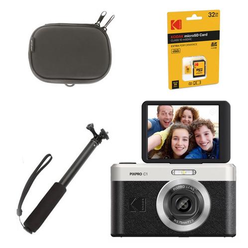 Kodak Pixpro C1 Camera Kit Zwart - Nieuw!, Audio, Tv en Foto, Fotocamera's Digitaal, Geen optische zoom, Nieuw, Kodak, Compact