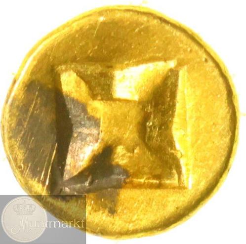 Nederlands-Indië - Sumatra Srivijaya. 1/4 Mas gold Masa unit, Postzegels en Munten, Munten | Nederland