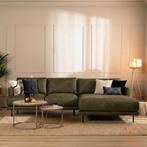 50% Korting: Industriële hoekbank Denver olijfgroen eco-leer, Ophalen, Zo goed als nieuw, Industrieel