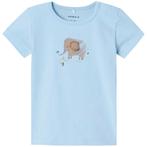 Name It-collectie T-shirt Hannon (chambray blue), Kinderen en Baby's, Babykleding | Maat 56, Nieuw, Name It, Verzenden