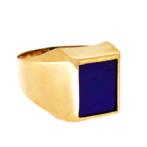 18 karaat Geel goud - Ring - 2.00 ct Lapis lazulis