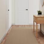 Tapijtloper Zand 80x300 cm - OP=OP - Voor Weinig!, Beige, Natuurlijk, Rechthoekig, Nieuw